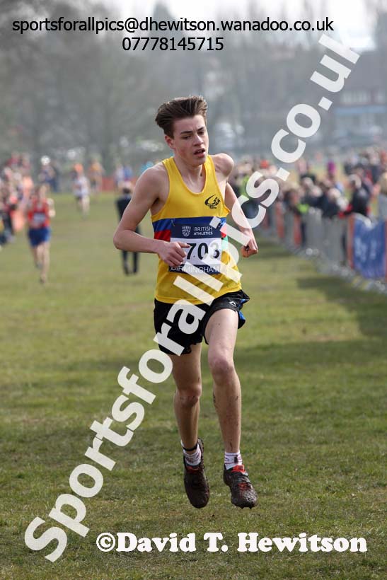 Boys under-15s 2016 Inter Counties Cross Country Champs. and Cross Challenge Final, Cofton Park, Birmingham. Photo: David T. Hewitson/Sports for All Pics